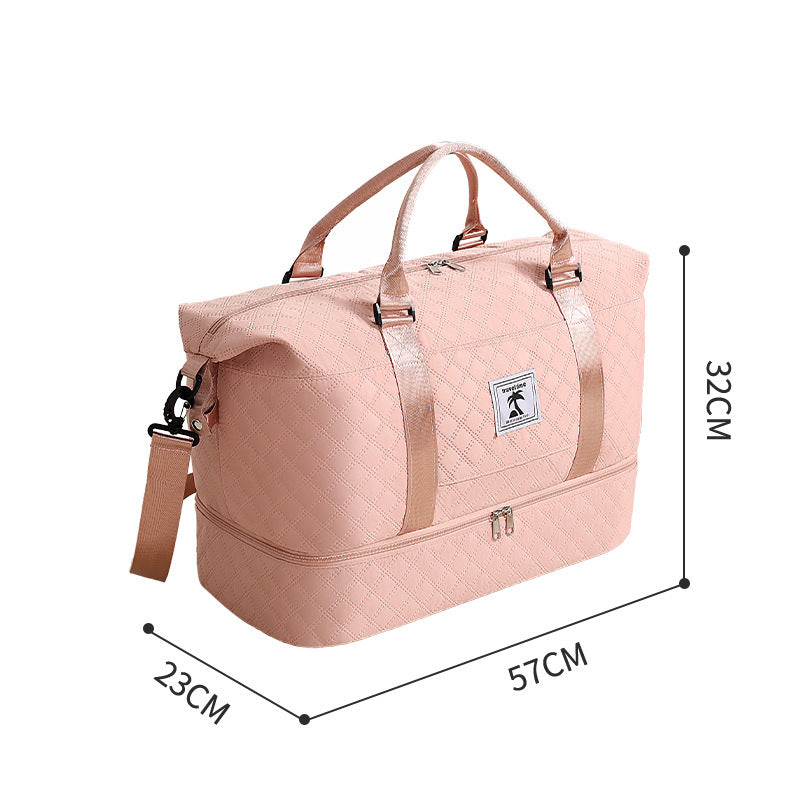 Quilted Travel Duffle Bag Kalsten