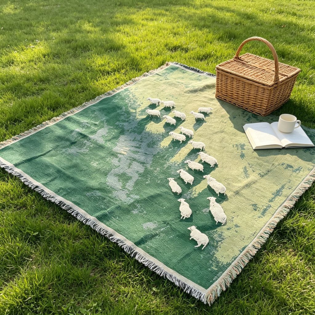 Artistic Leopard-Themed Tapestry Blanket