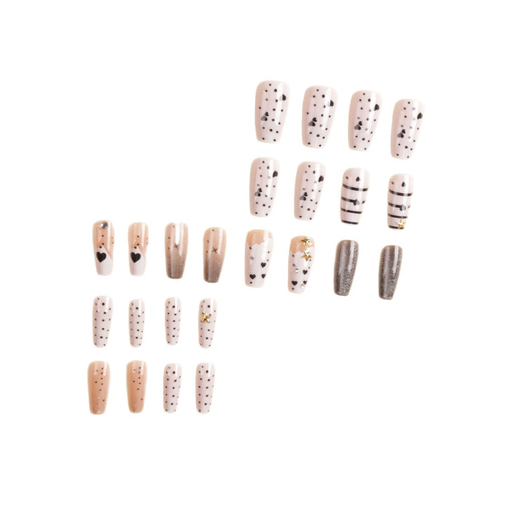 Rhinestone-Embellished Press-On Nail Set Kalsten
