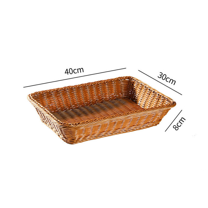 Large Rectangular Woven Storage Tray Kalsten
