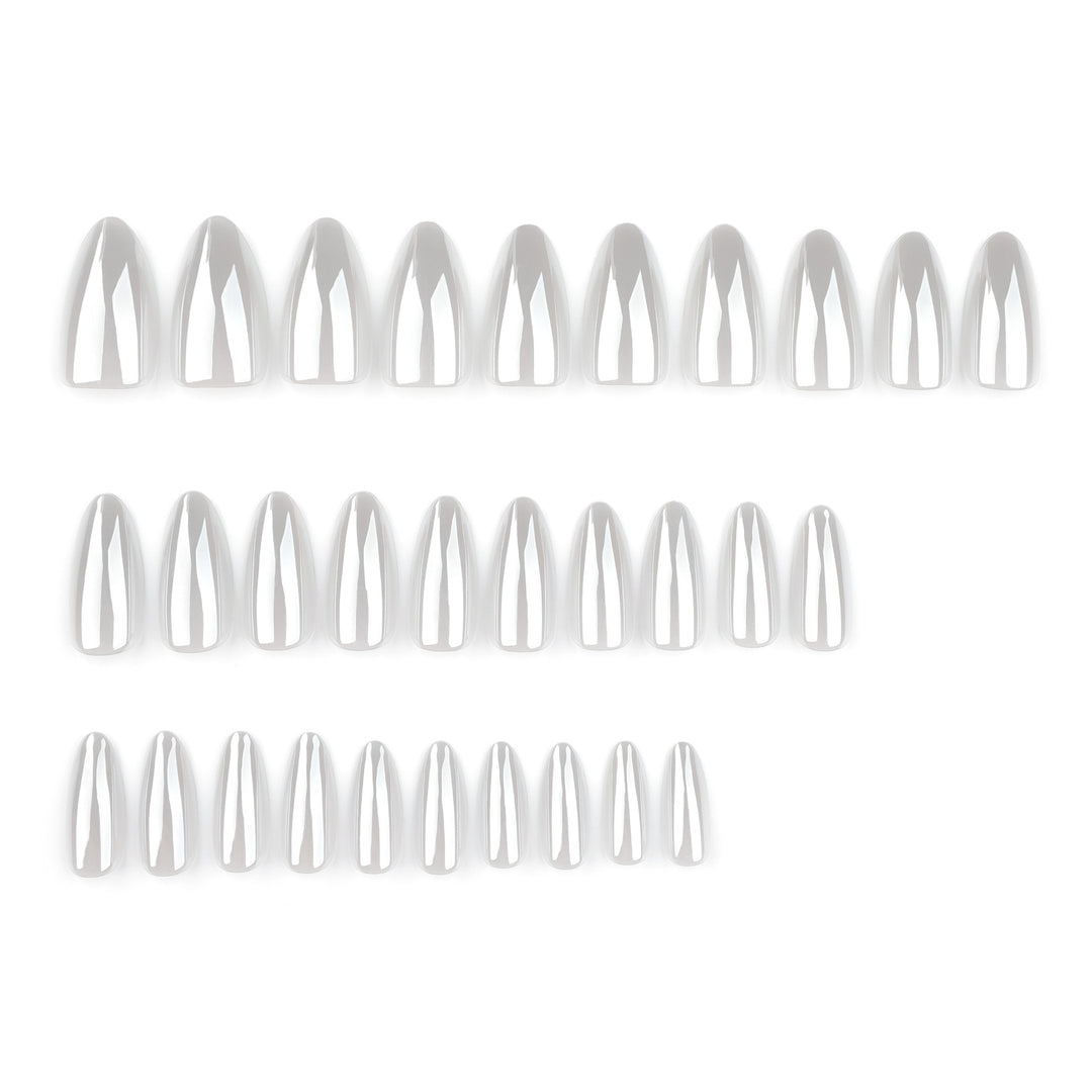 Artful stiletto nails with elegant shine details Kalsten
