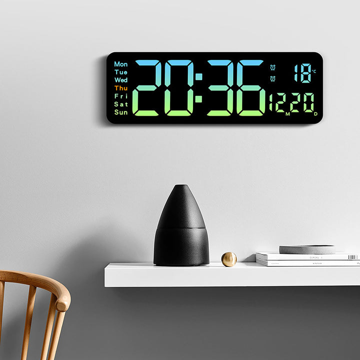 Funk alarm clock with large LED display and temperature display Kalsten