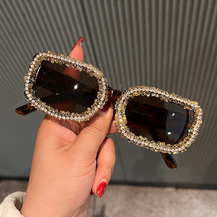 Women's sunglasses with luxurious crystal frame Kalsten