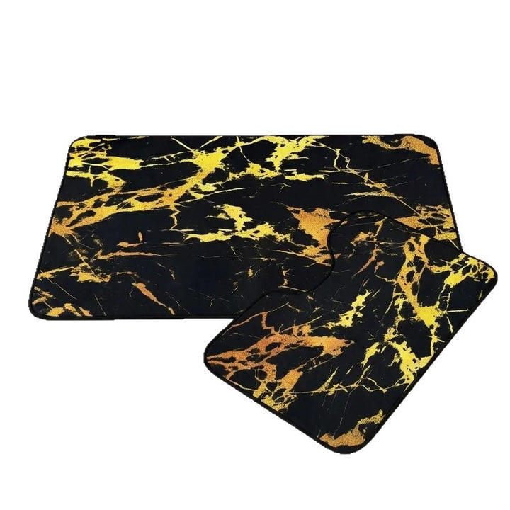 Soft and Absorbent Bathroom Mat Set Kalsten