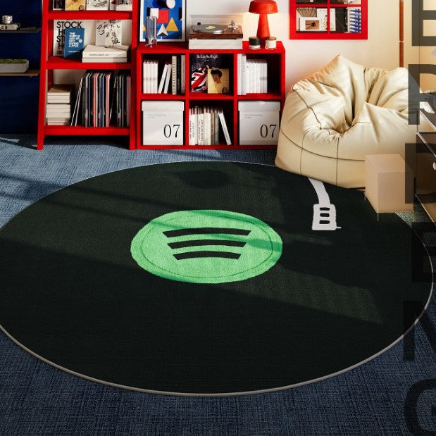 Playful Round Floor Mat