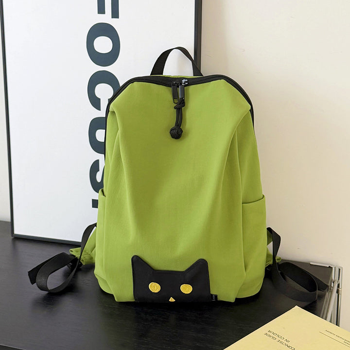 Playful Cat-Themed Casual Backpack Kalsten