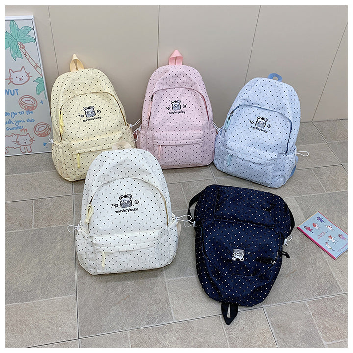 Playful Polka Dot Backpack Kalsten