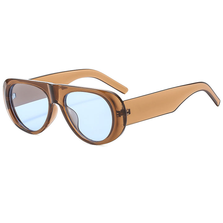 Contemporary Oversized Shield Sunglasses Kalsten