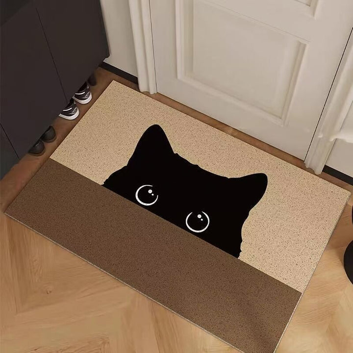 Cartoon Cat-Themed Entrance Mat Kalsten