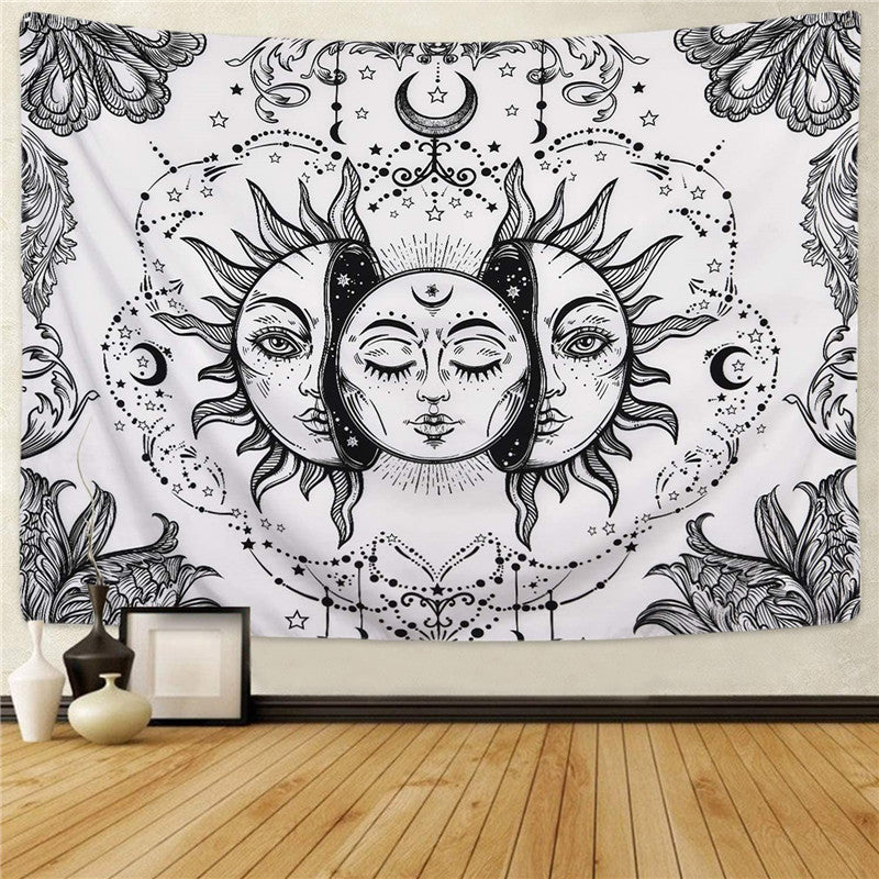 Owl-Inspired Artistic Wall Tapestry