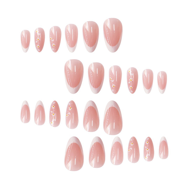 Artistic Floral Gradient Press-On Nail Set Kalsten