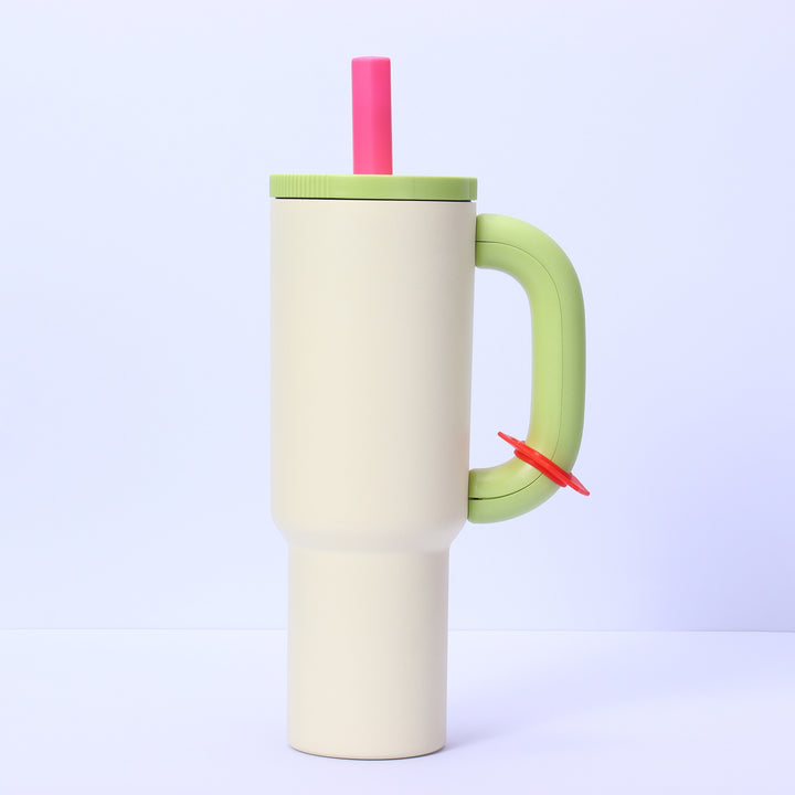 Unisex Practical Drinking Cup with Integrated Straw Kalsten