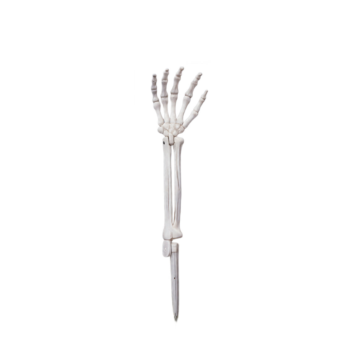 Creepy Halloween decor skeleton tree trunks Kalsten