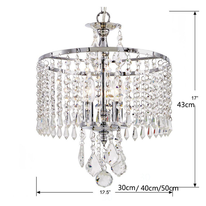 Crystal Droplet Chandelier