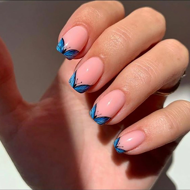 Premium Floral Design Press-On Nail Set Kalsten