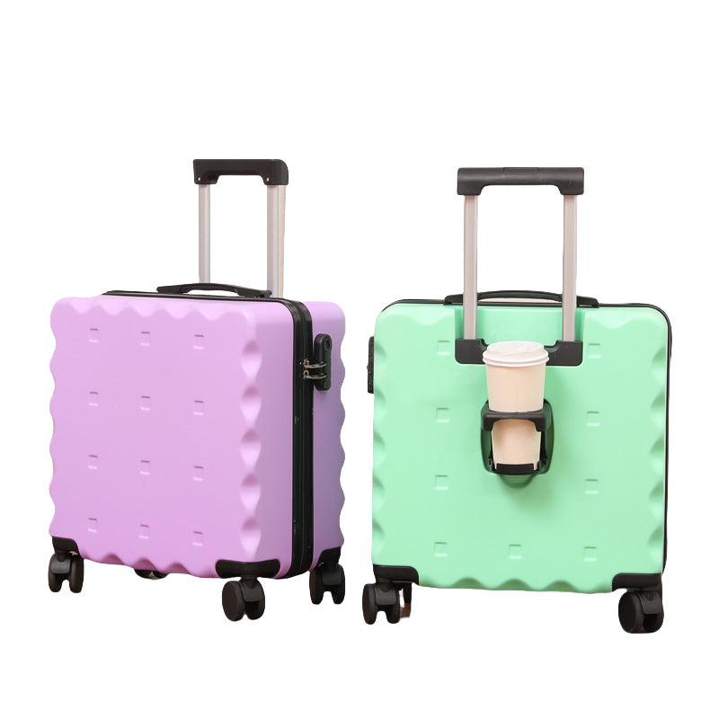 Women's Compact Multi-Compartment Rolling Luggage Kalsten