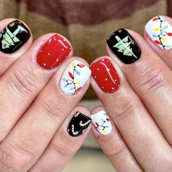Festive Holiday Nail Art Kit Kalsten