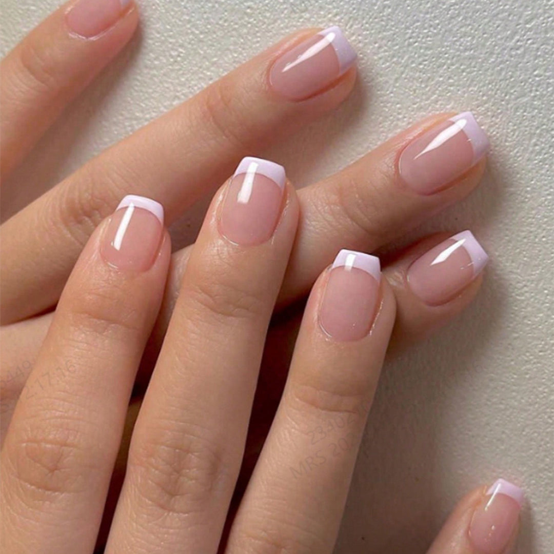 Elegant French Tip Nail Extensions Kalsten