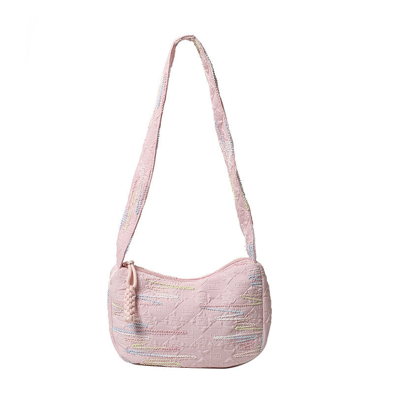WoTextured Fabric Shoulder Bag Kalsten