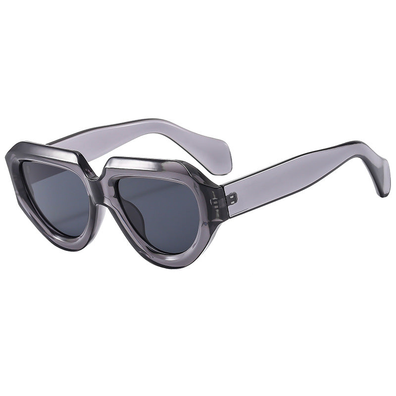 Women's Cat-Eye Sunglasses with Modern Transparent Frame and UV Protection Kalsten