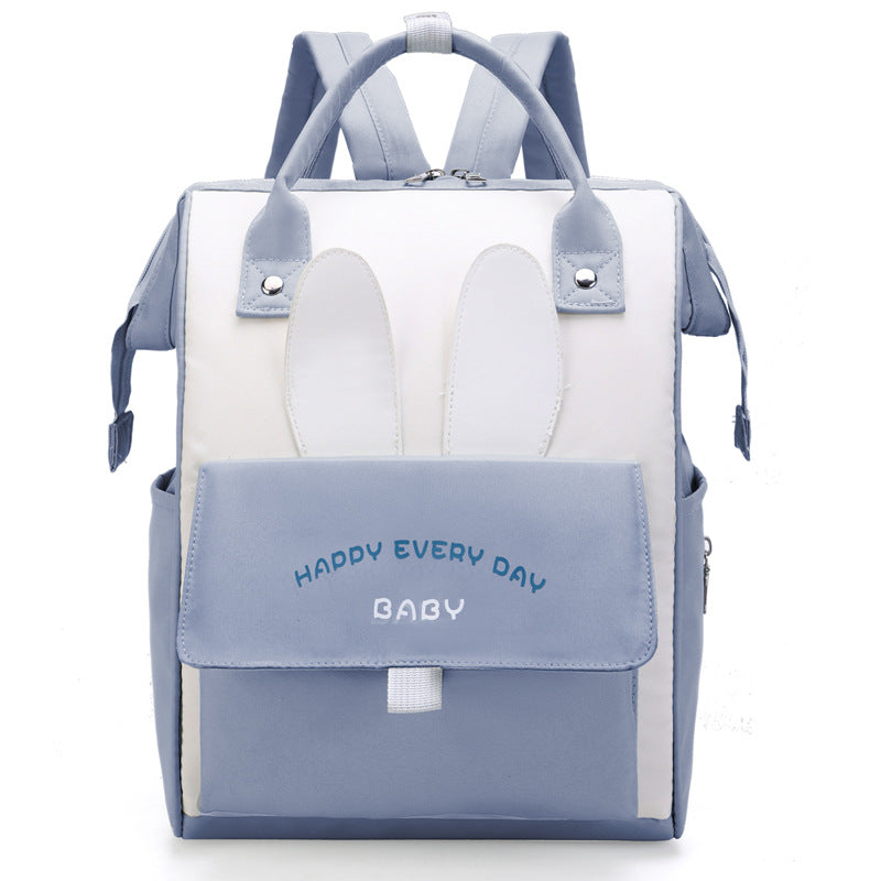Playful Bunny-Themed Diaper Backpack Kalsten