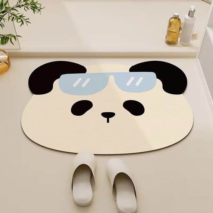 Cute Animal-Themed Bathroom Mat