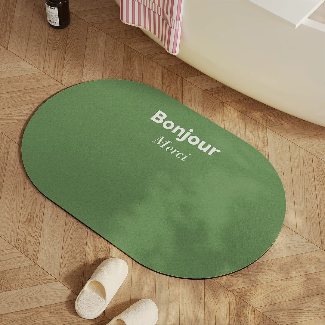 Inspirational Quote Bath Mat
