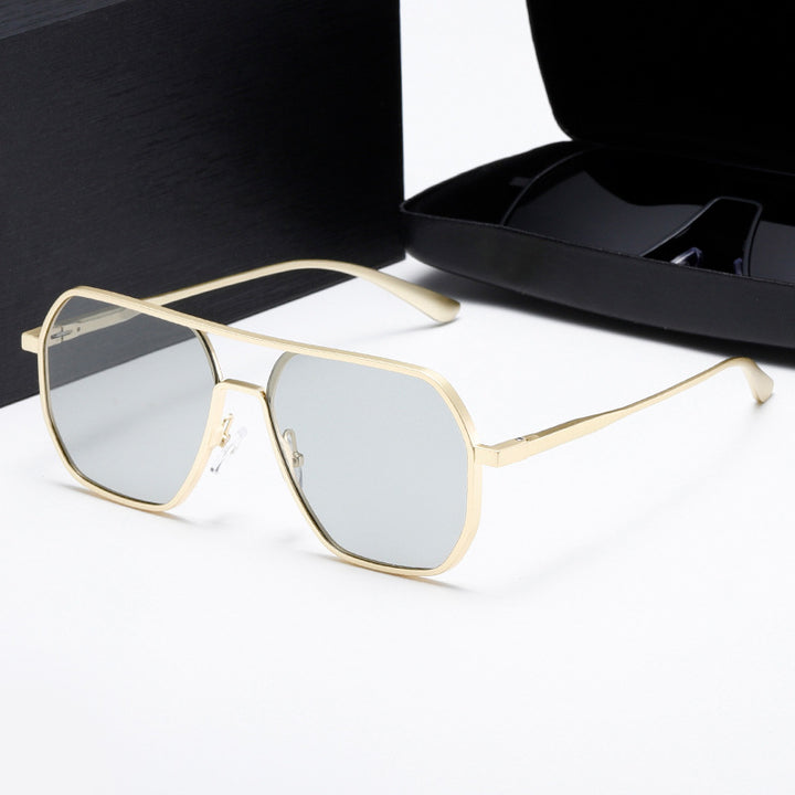 Women's innovative fashionable sunglasses with rectangular frame Kalsten