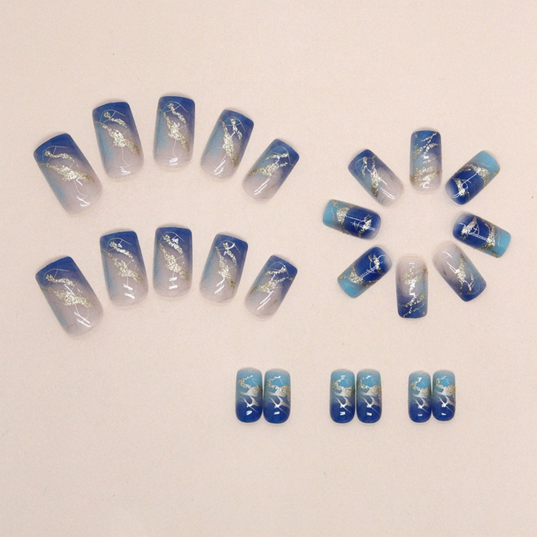 Artistic Abstract Nail Extensions Kalsten