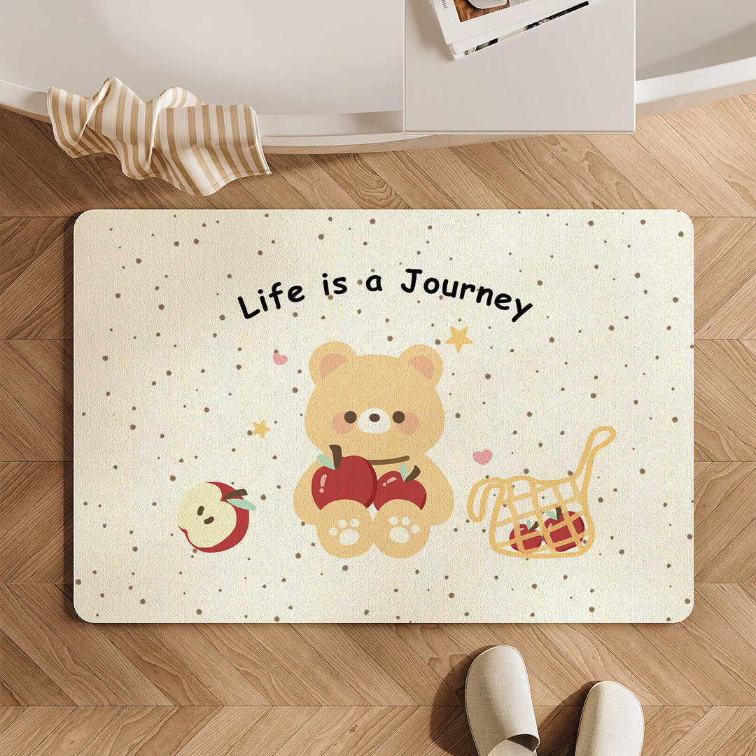 Playful Animal-Themed Area Mat