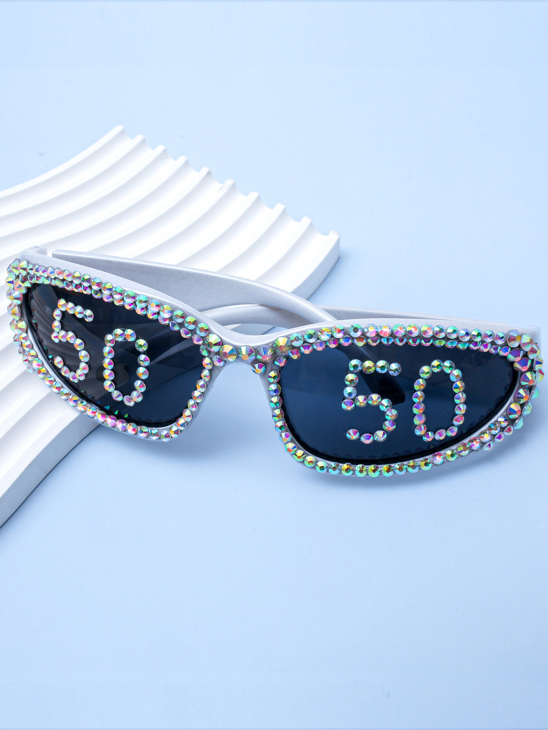 Statement Swarovski Crystal Embellished Sunglasses Kalsten