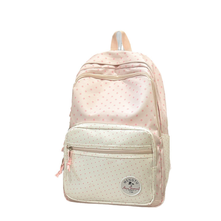 Whimsical Star-Patterned School Backpack Kalsten