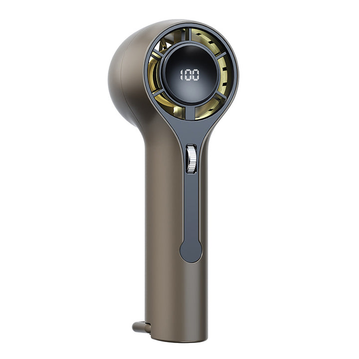 Women Portable High-Performance Hand Fan with Digital Speed Indicator Kalsten