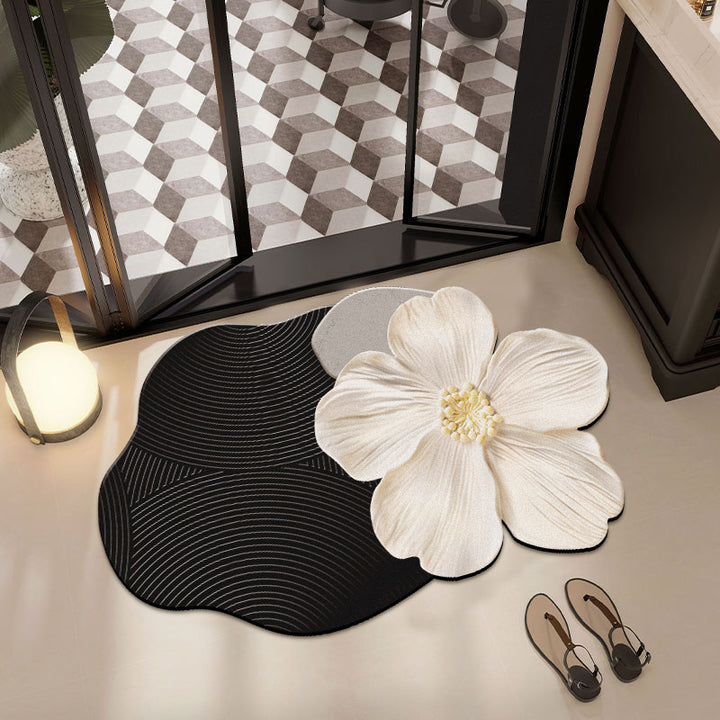 Decorative Petal-Shaped Bath Mat
