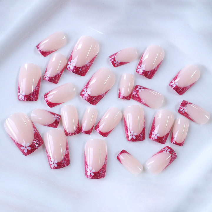 Floral Gradient Nail Art Kalsten