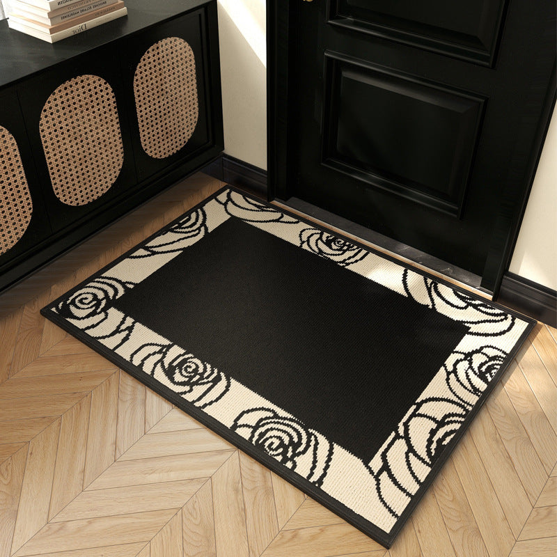 Floral Patterned Indoor Welcome Mat