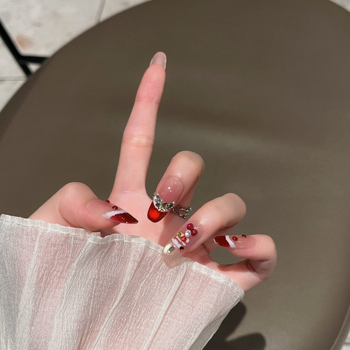 Themed Decorative Press-On Nail Art Kalsten