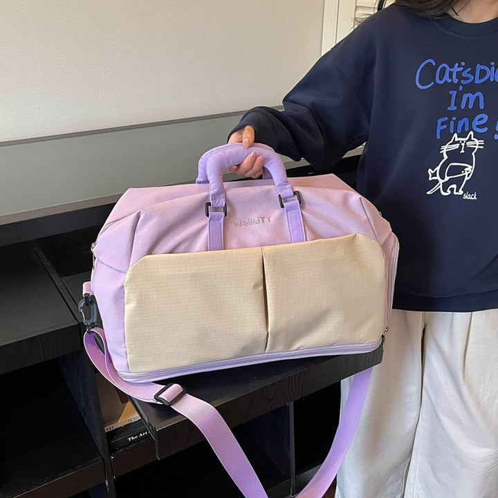 Multi-Compartment Travel Duffel Bag