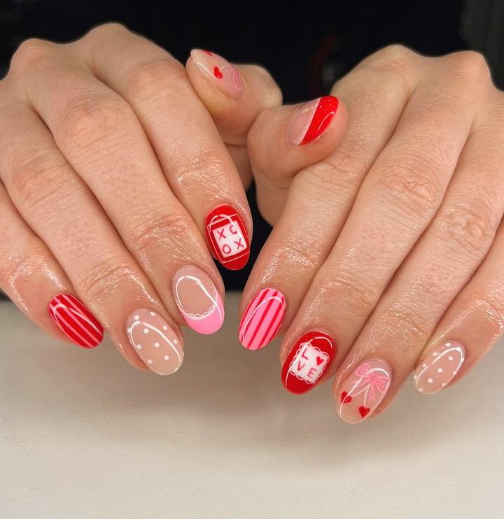 Festive Nail Art Design Kalsten