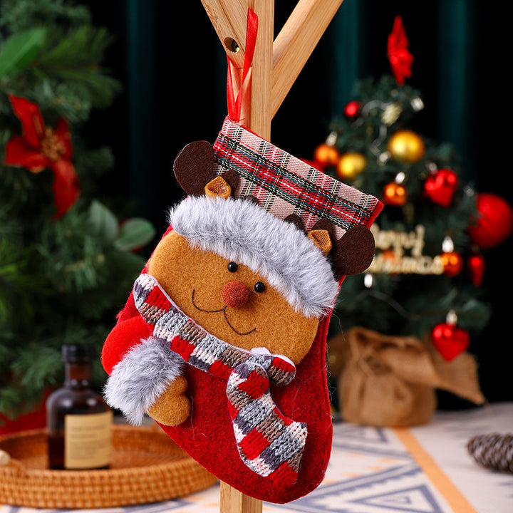 Christmas Fabric Sock Kalsten