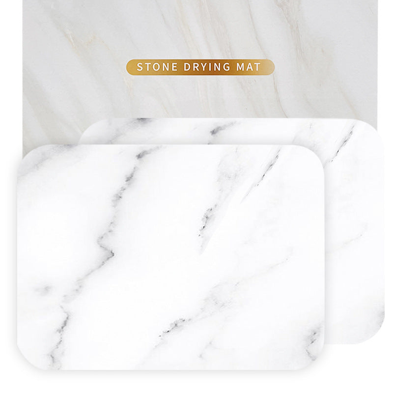 Luxury Marble Design Drying Mat