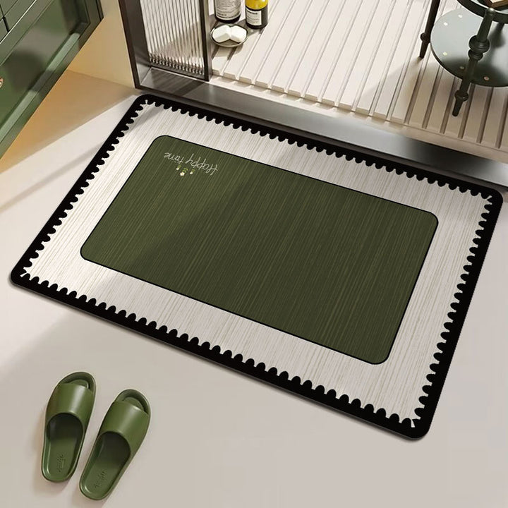 Soft Floral Bath Rug