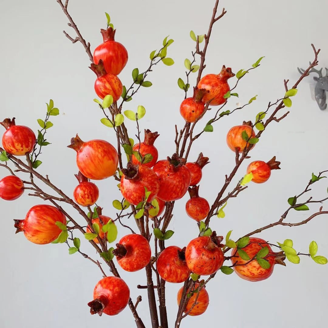 Realistic Decorative Pomegranate Stem
