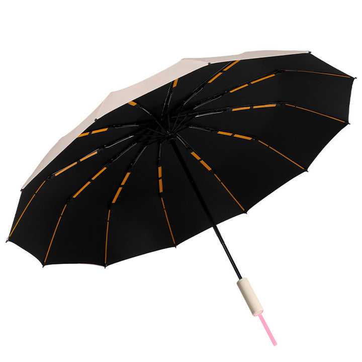 Ladies Folding 3-in-1 Combo Umbrella Kalsten