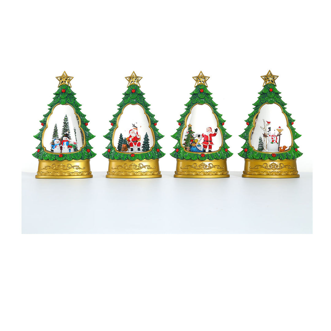 LED Christmas Tree Snow Globe Decoration Kalsten