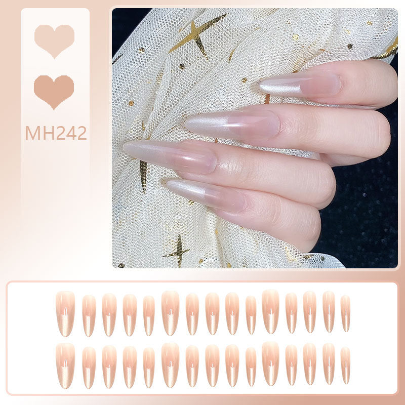 Gradient Glitter Press-On Nails