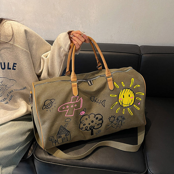 Artistic Doodle Travel Duffle Bag Kalsten