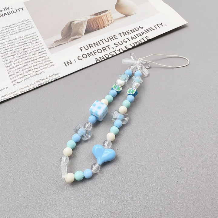 Heart-Shaped Beaded Eyewear Chain Kalsten