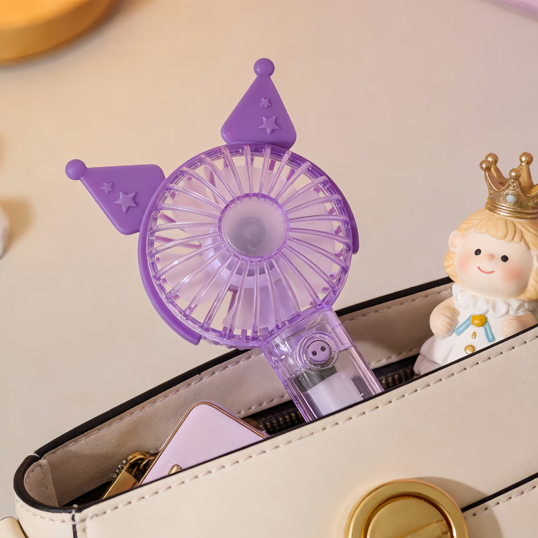 Portable hand-held fan with animal design and USB charging function Kalsten