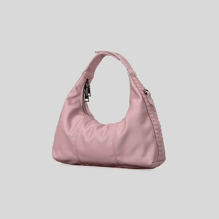 Braided Handheld Leather Bag